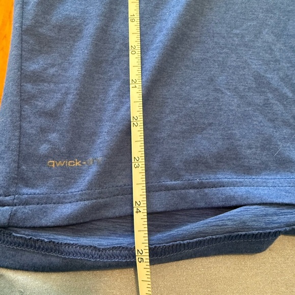 Quick Dri Blue Men's Lightweight Running Hoodie - Picture 6 of 7